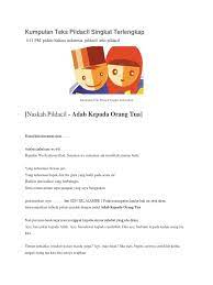 Sebelumnya, saya ingin bertanya dulu, boleh kan? Kumpulan Teks Pildacil Singkat Terlengkap Pdf
