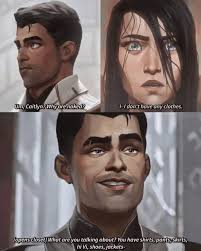 Arcane and The Last of Us crossover fan art