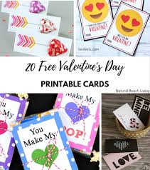 Similar to valentine's day cards, you can decorate them based on what you like. 20 Free Valentine S Day Printable Cards That Make Everyone Happy Natural Beach Living
