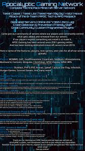 Watch to check out how to get your free 24/7 minecraft server today!and don't forget to. Apoc Gaming Big Dig Modpack Free Stuff