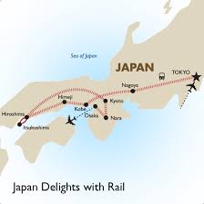 A map that can be checked by all of osaka prefecture. Japan Delights With Rail Japan Tour Goway Travel