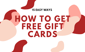 Not all survey sites are legit, though, so be careful. 15 Easy Ways To Get Free Gift Cards Online April 2020