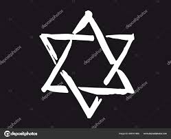 Estrella David Estilo Dibujado Mano Vector Vector de stock #666101806 de  ©KiraDesign