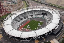 The roof is being constructed on the olympic stadium ready for west ham's move in 2016. West Ham Denied Grand Olympic Stadium Opener After Drawing European Minnows In Europa League Irish Mirror Online