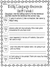 These daily oral language booklets encourage students to edit for punctuation, spelling, and capital letters. Daily Oral Language Morning Warmup Reading Wonders Dol 3rdgrade Daily Oral Language Daily Oral Language 4th Grade Editing Marks