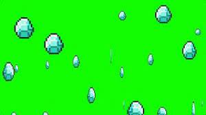 In fact, the rarest ore in minecraft is a shiny, green mineral. Raining Minecraft Diamonds Green Screen Effect Free Youtube
