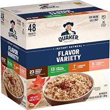 Just because youve got a busy day doesnt mean you dont deserve all the goodness quaker has to offer. Amazon Com Quaker Instant Oatmeal 4 Flavor Variety Pack Individual Packets 48 Count Grocery Gourmet Food