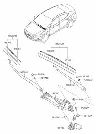 26 16 n/a $$$ 2017 hyundai elantra windshield wiper size. 98351 2w000 Genuine Hyundai Wiper Blade Rubber Assembly Drive