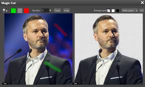 Quickly make your picture backgrounds transparent and create great marketing material and presentations smart auto crop: Magic Cut Remove Image Background Online
