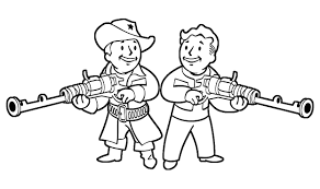 Fallout new vegas coloring pages. Stimpak Dog Meat Fallout 4 Coloring Pages