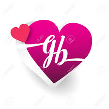 Pari love images with name, beautiful love images, love heart. Initial Logo Letter Gb With Heart Shape Red Colored Logo Design For Wedding Invitation Wedding Name And Business Name Royalty Free Cliparts Vectors And Stock Illustration Image 157806358