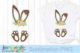 Similar design products to easter svg, floral cheetah print bunny ears feet leopard designbundles.net offer exclusive deals on high quality premium design resources and free design resources. Easter Cheetah Print Bunny Ears And Feet With Flower Png 516419 Sublimation Design Bundles