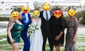 Ariana grande and dalton gomez are officially married:. Bride Asks Group To Photoshop Her Cousin S Dress In Wedding Photos Daily Mail Online