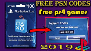 Free Psn Codes 2019 Free Ps4 Games Free Playstation Cards Ps4 Gift Card Free Gift Card Generator Gift Card Generator