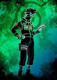 Soul Of The Copy Ninja Anime Manga Poster Print Metal Posters Displate Naruto Uzumaki Art Wallpaper Naruto Shippuden Naruto Art