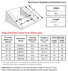 Type e roof hatches, 36 x 36 (914mm x 914mm), are ideal for applications requiring roof access slightly larger than the typical 36 x 30 opening. Bilco Door Size Chart