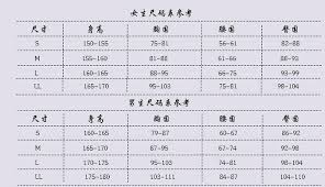 Traditional Chinese English What Does This Size Chart