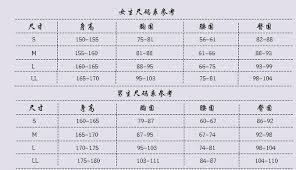 traditional chinese english what does this size chart