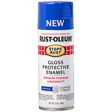 stops rust protective enamel spray paint gloss