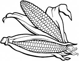 Best coloring pages printable, please share page link. Delicious Corn Coloring Page Coloring Sun
