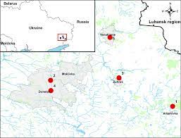 Key points taiwanese missile sites were recently revealed by google 3d mapping tools online map providers follow local legislation that requires sensitive sites to be censored Map Of The Exposure Sites In The Donetsk Urban Area Download Scientific Diagram