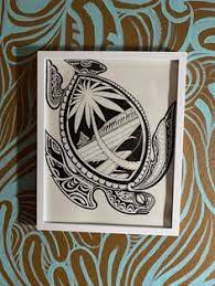 Excited To Share This Item From My Etsy Shop Guam Seal Guam Chamorro Turtle Sea Turtle Laum Sea Turtle Tattoo Hawaiian Turtle Tattoos Sun Tattoo Designs