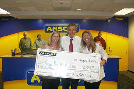 You will have to endorse it over to them. Amscot Financial Contributes Mini Grants To 14 Non Profit Service Groups Amscot Financial
