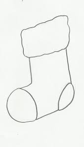 Assim as então, se você está em busca de modelos de desenhos de natal para colorir, é só aproveitar os desenhos do post que são grátis e de diferentes. Moldes De Meia De Natal Para Fazer Cartao De Natal Ou Mural Com A Turma