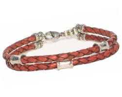 Made from suede leather this jumpsuit has front zipper clouser and rib at cuffs, waist, and bottom hem. Rust Leather 2 Strand Bracelet With 4 Mm Silver Beads Lucky Dog Leather