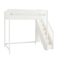 Annapolis blue twin over full bunk bed with stairs. White Loft Bed With Stairs Off 52 Online Shopping Site For Fashion Lifestyle