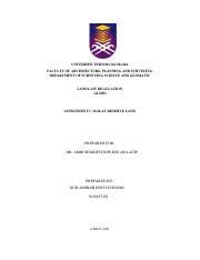 Maybe you would like to learn more about one of these? Law 691 Land Laws And Regulations Universiti Teknologi Mara
