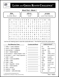 Our root word worksheets exploit this strategy quite comprehensively to help children of grade 1 through grade 6, gain the most out of it. 35 Greek And Latin Root Words Worksheet Worksheet Project List