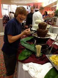 Cafe Gauguin At Rosen Centre Hotel Two Chocolate Fountains White And Milk Chocolate A Big Hit At The Mother S Day Buffet At Rosen Centre In Orla Mothers Day Brunch Holidays Buffet Brunch