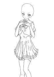 Anime Girl Bridesmaid Dress base by ramen11111 on deviantart. anime girl bridesmaid