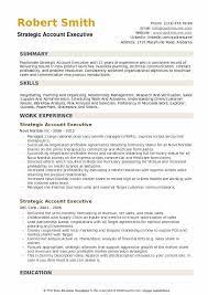 Write an engaging resume using indeed's library of free resume examples and templates. Strategic Account Executive Resume Samples Qwikresume