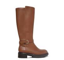 Professional OEM ODM Low Moq Custom Logo Women's Winter Long Boots Leather  for Ladies Medium Length