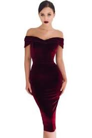 Wine Red Ots Velvet Formal Midi Dress Beaded Creations South Africa Bodycon Dress Parties Velvet Cocktail Dress Wine Dress
