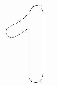 Kids under 7 number coloring pages 1 at one page. Number 1 Printable Coloring Page Loker 2021