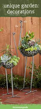 Pin By Jill Grace On Truly Uncommon Recycled Garden Art Garden Art Unique Garden Art