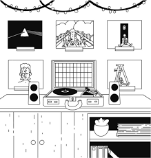 Tumblr png coloring pages aesthetic transparent black and white. 8 Free Adult Coloring Pages Inspired From Modern Interior Design