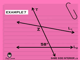 How to use the alternate angle theorem to find missing angles? Same Side Interior Angles Theorem Proof And Examples Owlcation