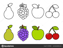 The above flashcards are for the following fruit: Coloring Books For Kids Fruits List And Vegetables Printable To Print Order Free Dialogueeurope