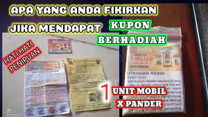 Terdapat total 230 merchandise yang diundi setiap minggunya. Tergoda Dapat Kupon Undian Berhadiah Mobil Mengatasnamakan Pt Torabika Eka Semesta Ternyata Palsu Youtube