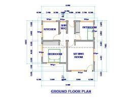 Staff House 2 Bedroom Smart Homeplans Kenya House Plans Ground Floor Plan House