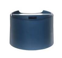 24mm 24/410 Blue PP Plastic Smooth Double Wall Disc Top Cap