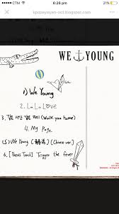 Et on youtube, vlive, tiktok and twitter. Nct Dream We Young Tracklist Nct