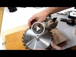 A Jig Made From A Battery Powered Circular Saw For Sharpening Circular Saw Blades Http Woodgears Ca Table Saw Blade Sharpening Table Saw Blades Saw Blade