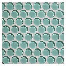 Complete Tile Collection Glass Expressions Mosaic Aqua Green Medium Clear 3 4 Penny Rou Glass Mosaic Tile Backsplash Mosaic Glass Kitchen Design Pictures