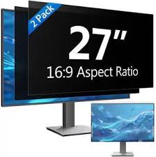 2 Pack 27 Inch Magnetic Computer Privacy Screen Filter