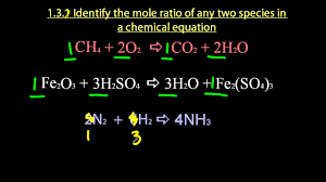 Consider the simple chemical equation: 1 2 Identify The Mole Ratio Of Any 2 Species In A Chemical Equation Sl Ib Chemistry Youtube